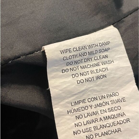 JOLT FAUX LEATHER HOODIE JACKET BLACK SIZE L - Picture 7 of 7